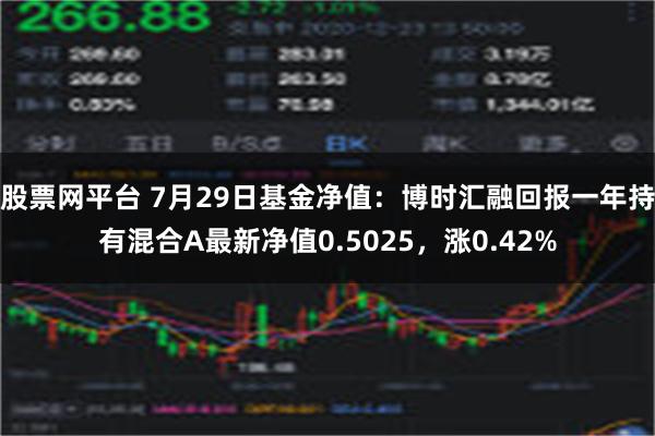 股票网平台 7月29日基金净值：博时汇融回报一年持有混合A最新净值0.5025，涨0.42%