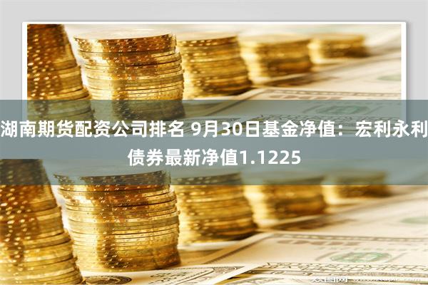 湖南期货配资公司排名 9月30日基金净值：宏利永利债券最新净值1.1225