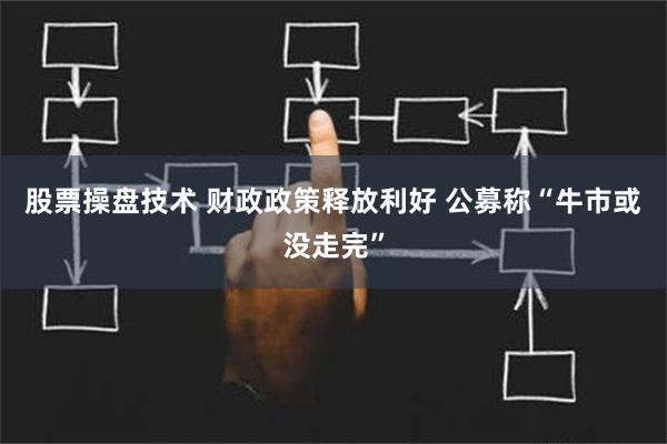 股票操盘技术 财政政策释放利好 公募称“牛市或没走完”